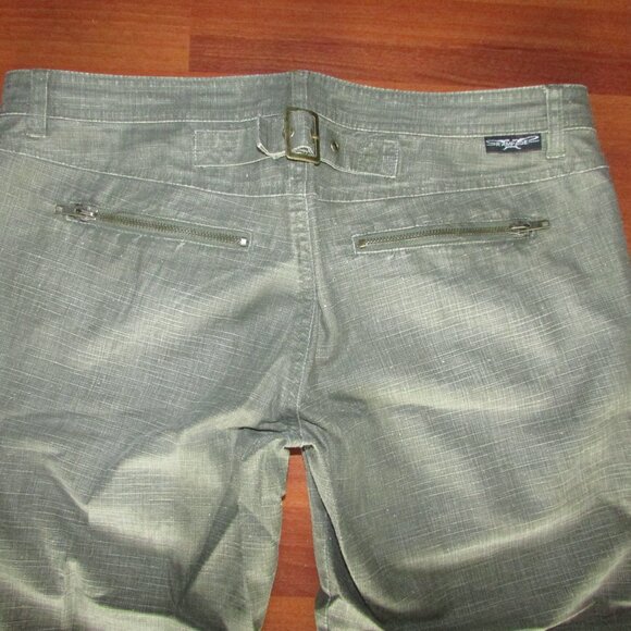 RAMPAGE Olive Cargo Capri Pants - Sz 13 - Picture 9 of 10